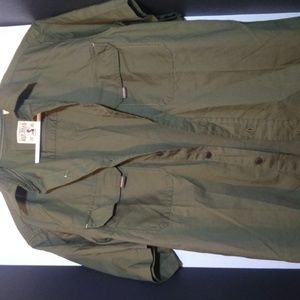 Olive Green Button Down Shirt